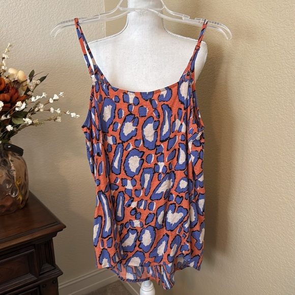 CAbi Isla Cami Animal Print Tank Top Sleeveless Blouse 5040 Women's Medium - Picture 4 of 5